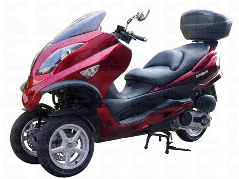 Our exotic three-wheelers offer a unique experience and an amazing ride, grabbing attention everywhere they go, and delivering it all in a safe and exciting way. . Reverse trike scooters